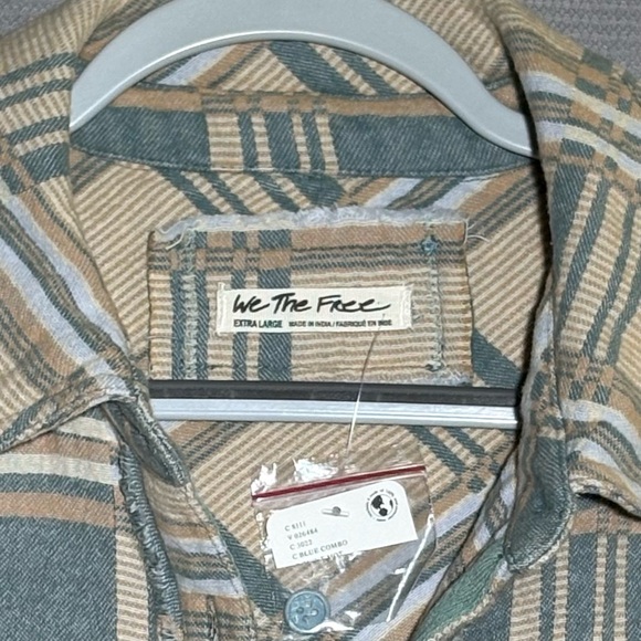 NWT We The Free Slouchy Laidback Oversized XL Arizona Sky Pullover 100% Cotton - Picture 5 of 13